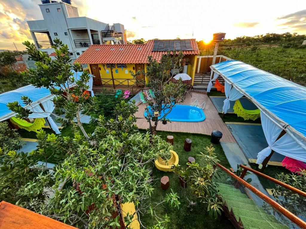 Camping Reino De Andalasia Alto Paraíso de Goiás Exteriör bild