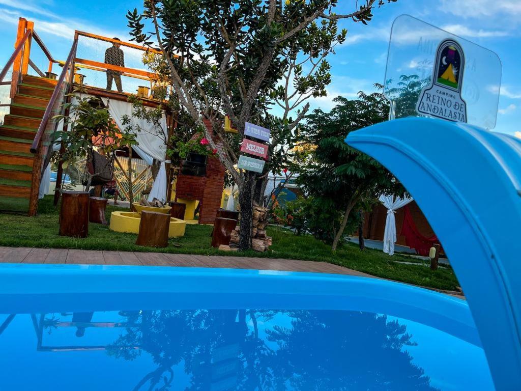Camping Reino De Andalasia Alto Paraíso de Goiás Exteriör bild